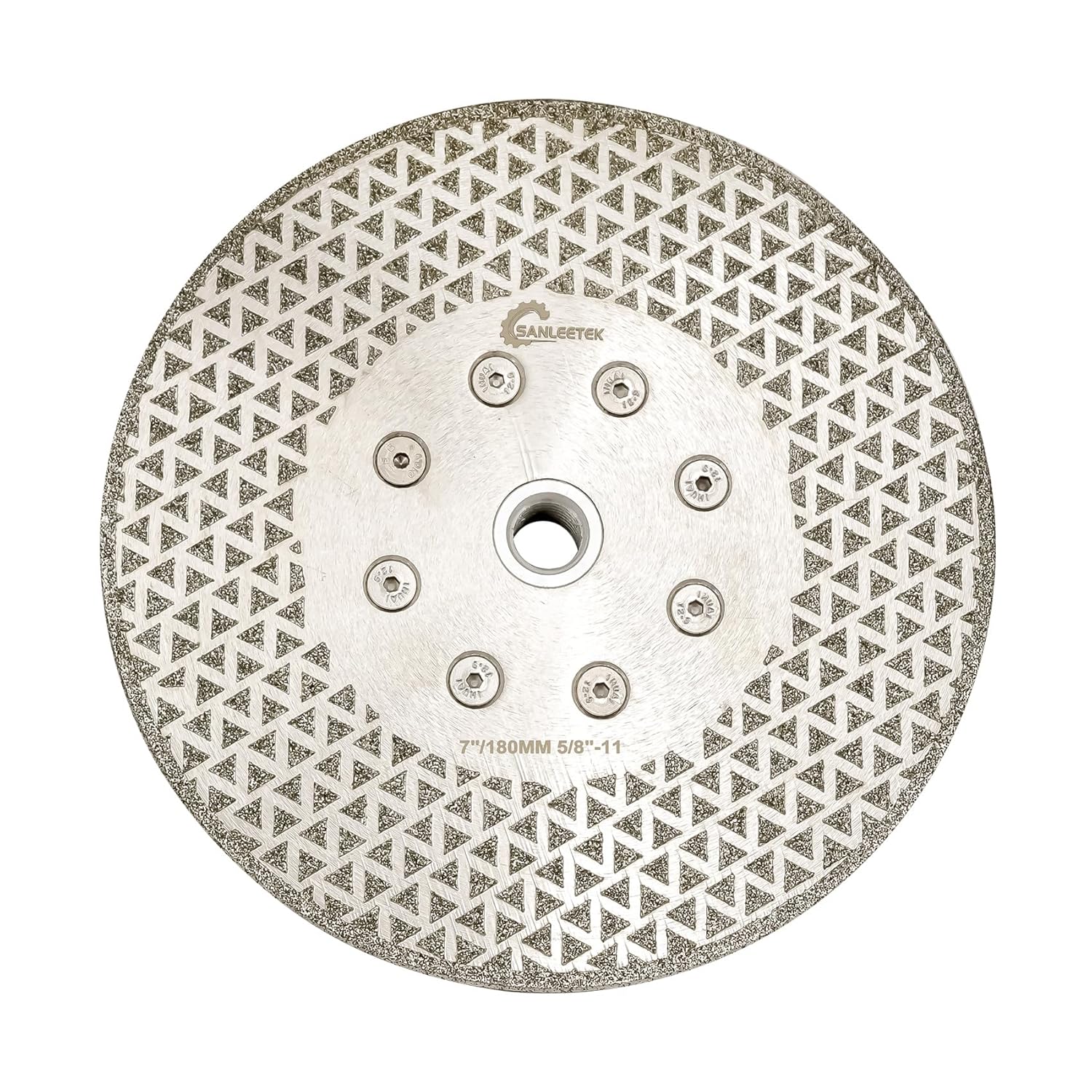 Premium 7 Diamond Grinding Disc - Double Coated for Granite & Marble SANLEETEK