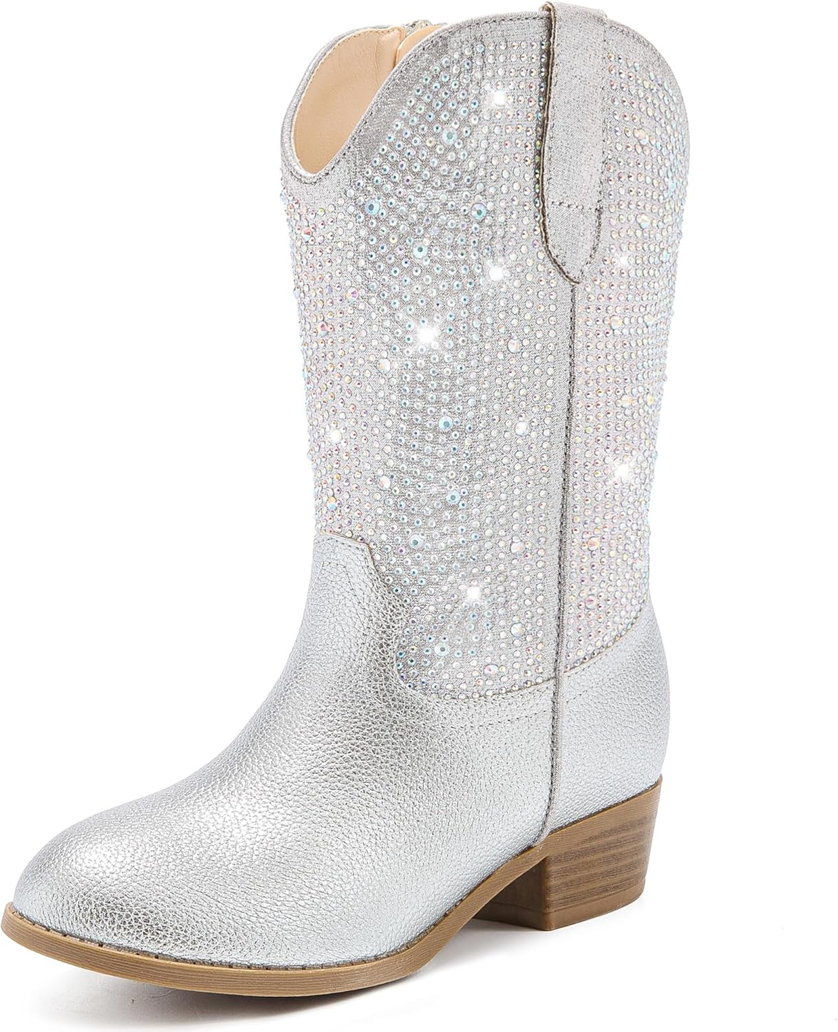 Rhinestone Sparkly Girls Cowgirl Boots for Little Kids Fun