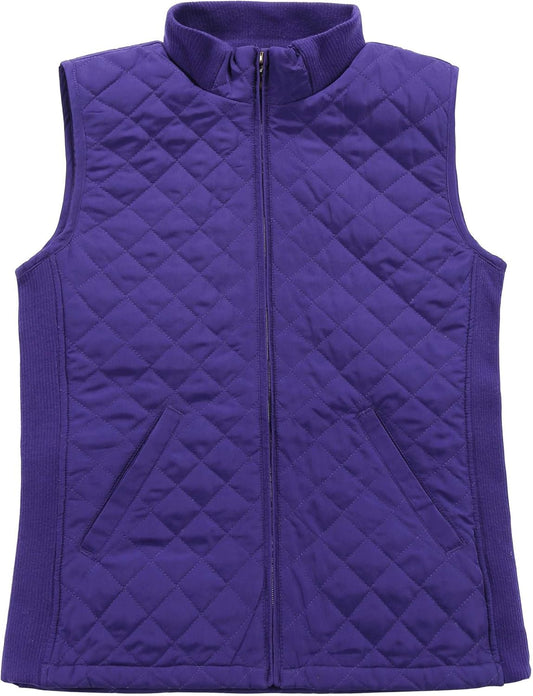 Bienzoe Women Quilted Casual Vest: Lightweight Packable Jacket