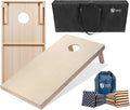Tailgating Pros Cornhole Boards 3ftx2ft Set - Portable Solid Wood Sets