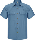 Men's Lightweight UPF 50 Quick Dry Fishing Shirt - Cooling Button-Down