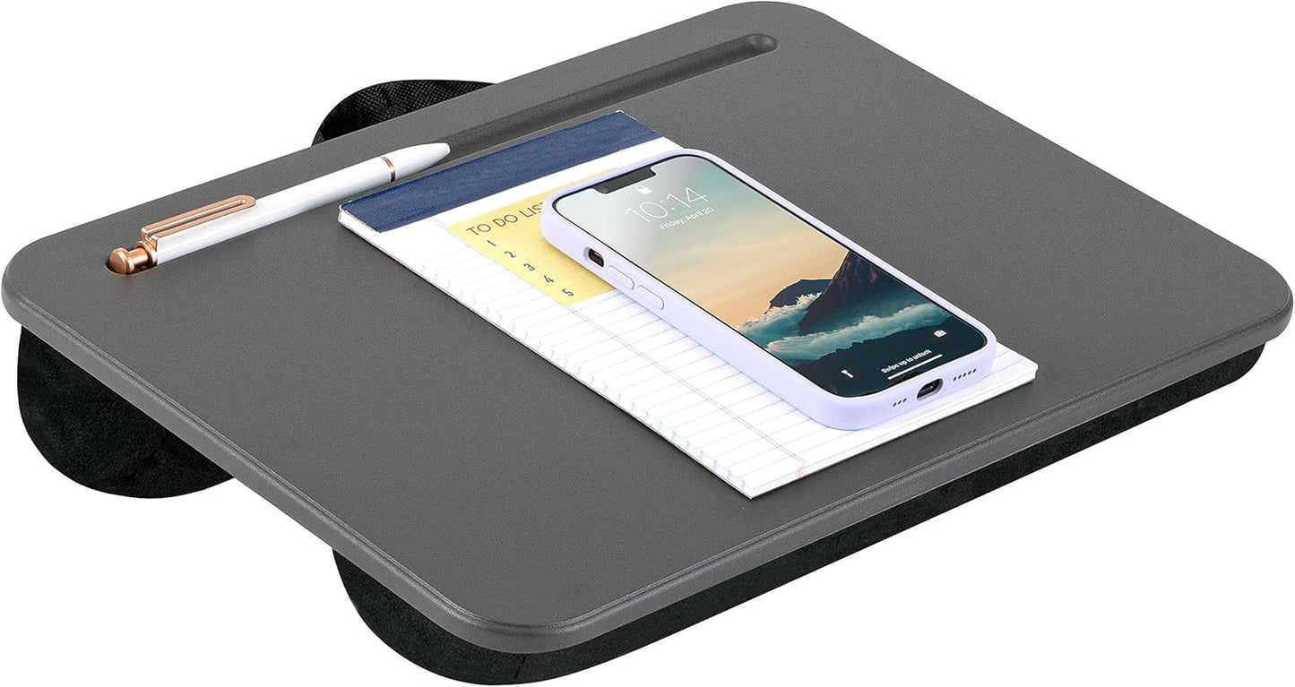 Portable LapDesk for 15 Laptops - Charcoal Chic