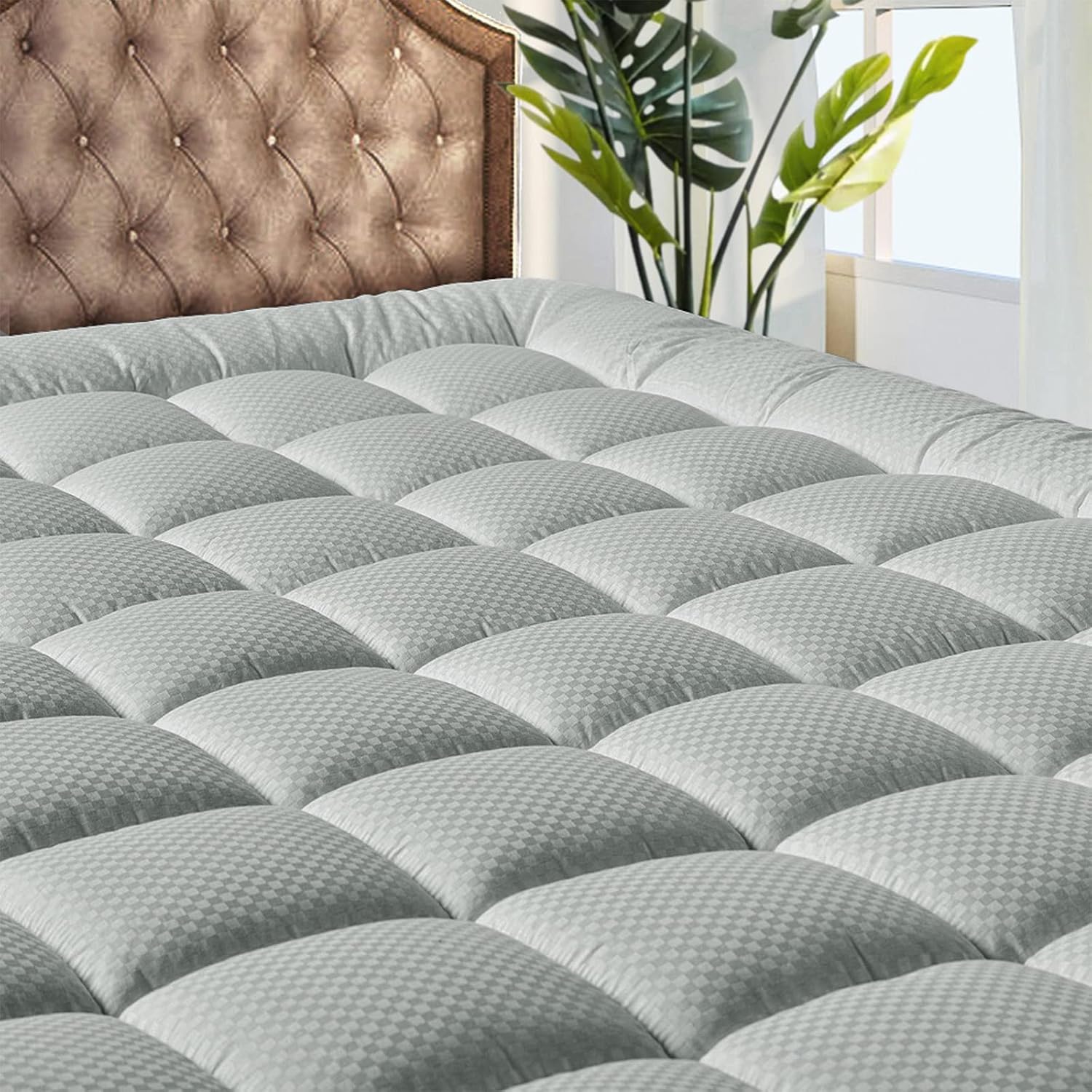 Cooling Quilted California King Mattress Pad for Ultimate Comfort