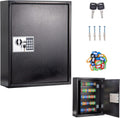 Key Box Wall Mount 150 Position Valet Digital Key Cabinet - Secure