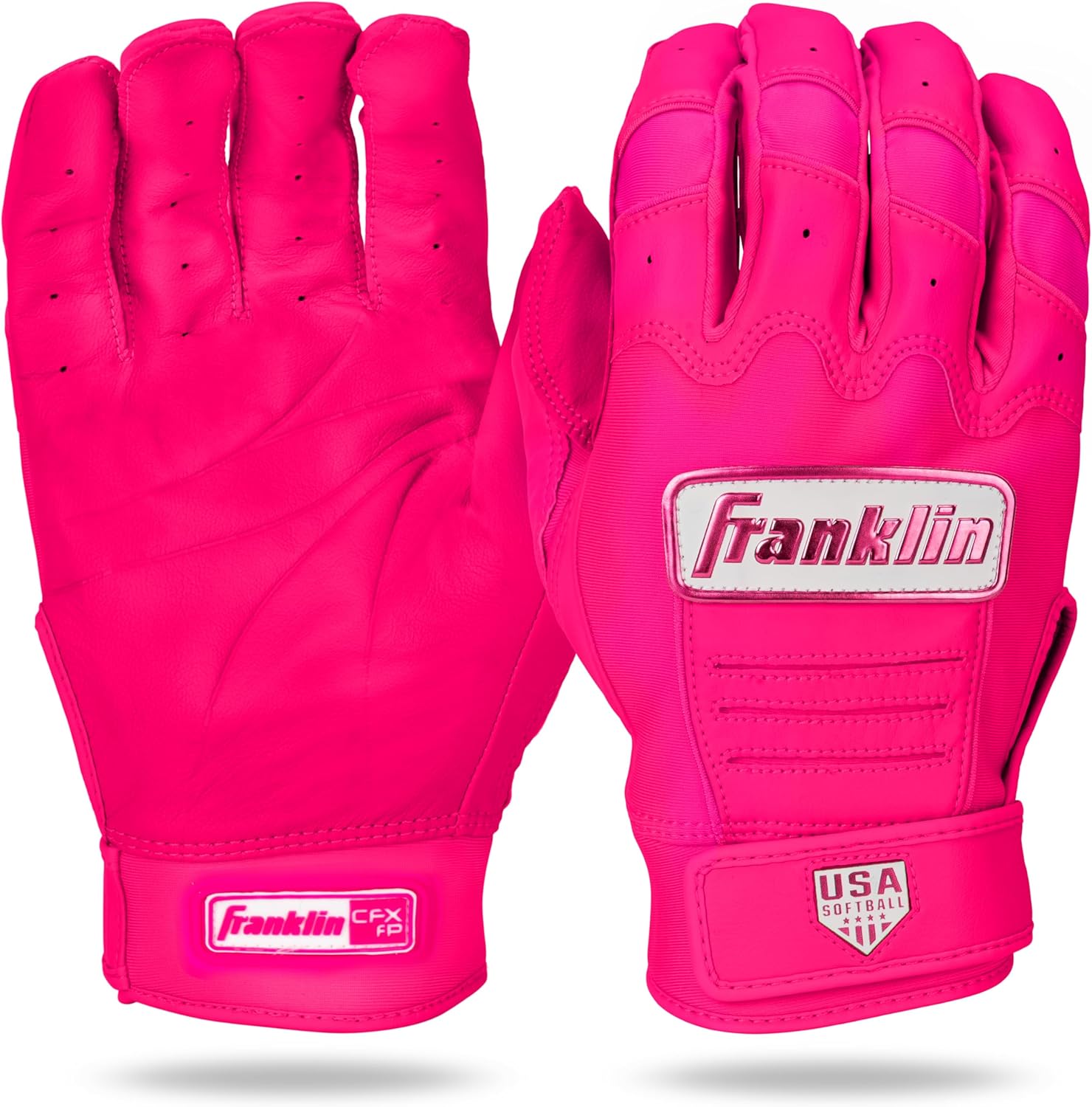 Franklin Sports USA Softball Women's Batting Gloves for All