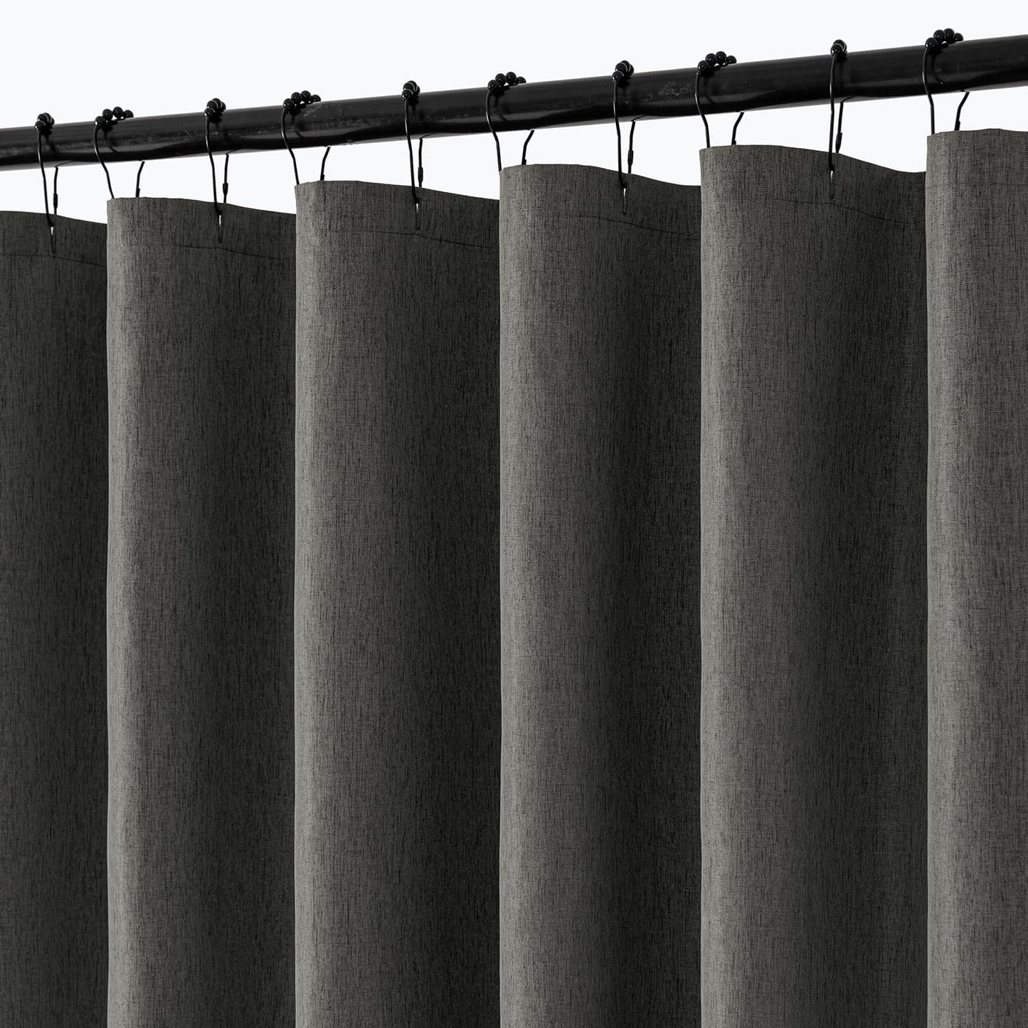 Extra Long Linen Shower Curtain for Maximum Privacy and Style