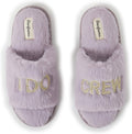 Dearfoams Women's Bride and Bridesmaid Matching Bridal Slippers - Cozy