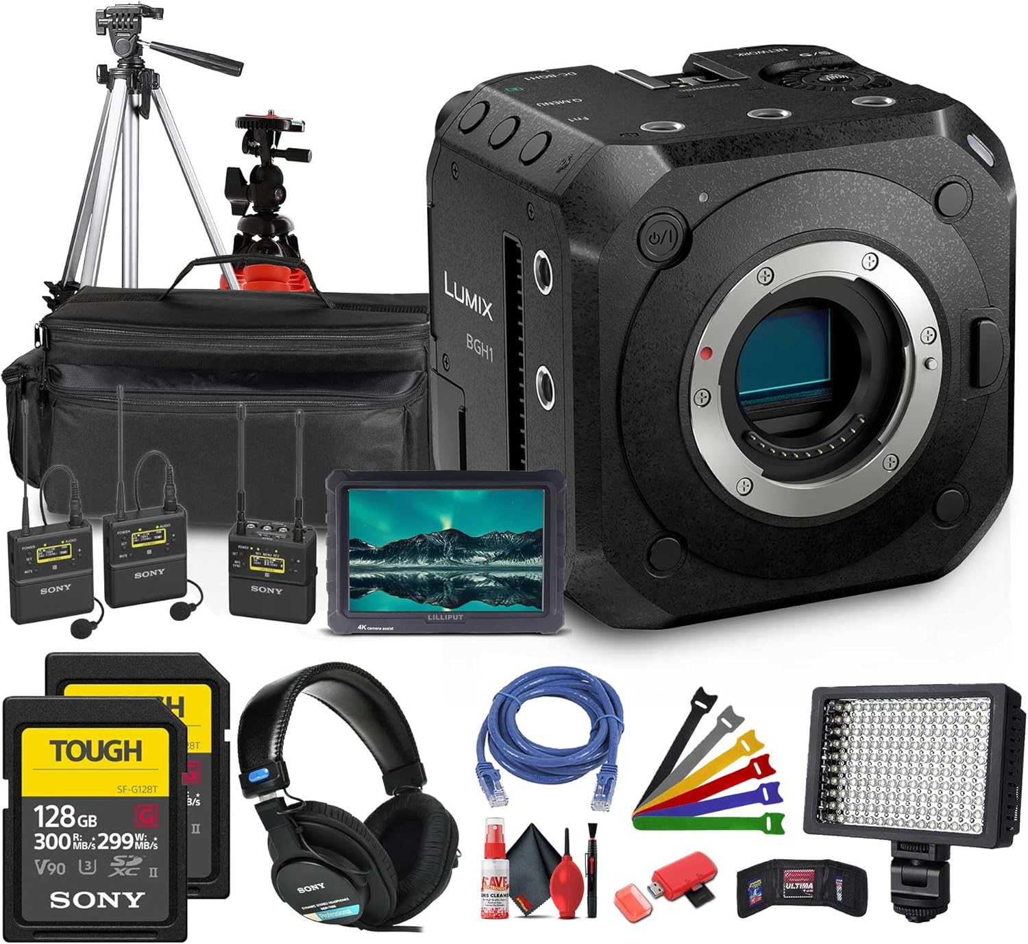 Panasonic 4K Cinema Camera Bundle - Capture Pro-Quality Footage