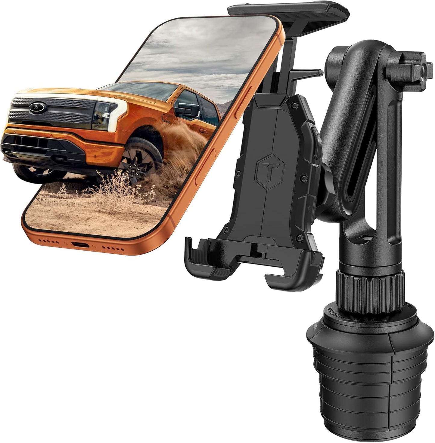 ToughTested Cup Holder Phone & Tablet Mount for Cars and Trucks