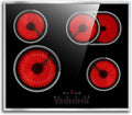 24 Inch Electric Cooktop 4 Burners - Powerful 6600W Touch Control