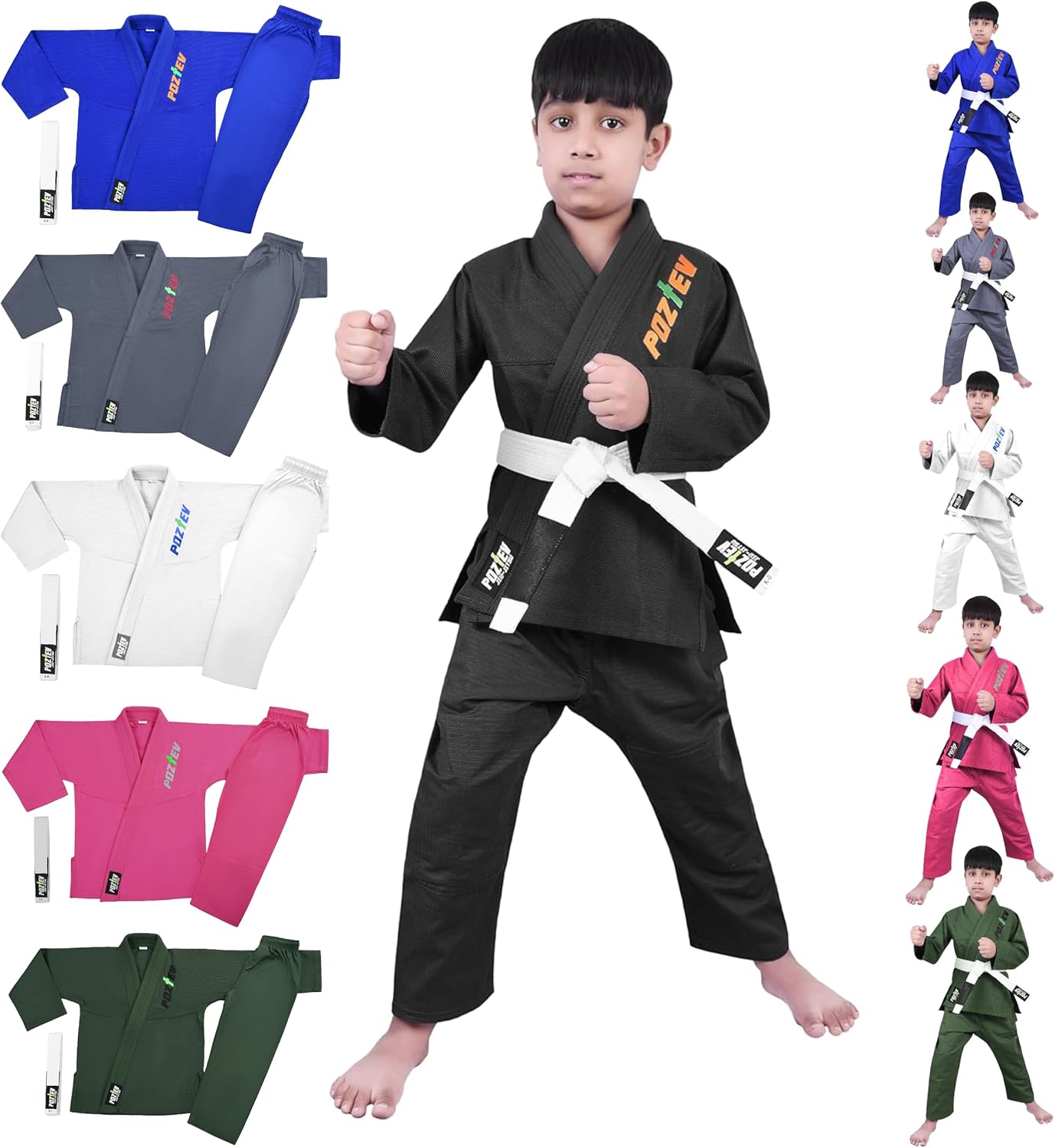 Kids Brazilian Jiu Jitsu Gi for Youth Grappling Kimonos
