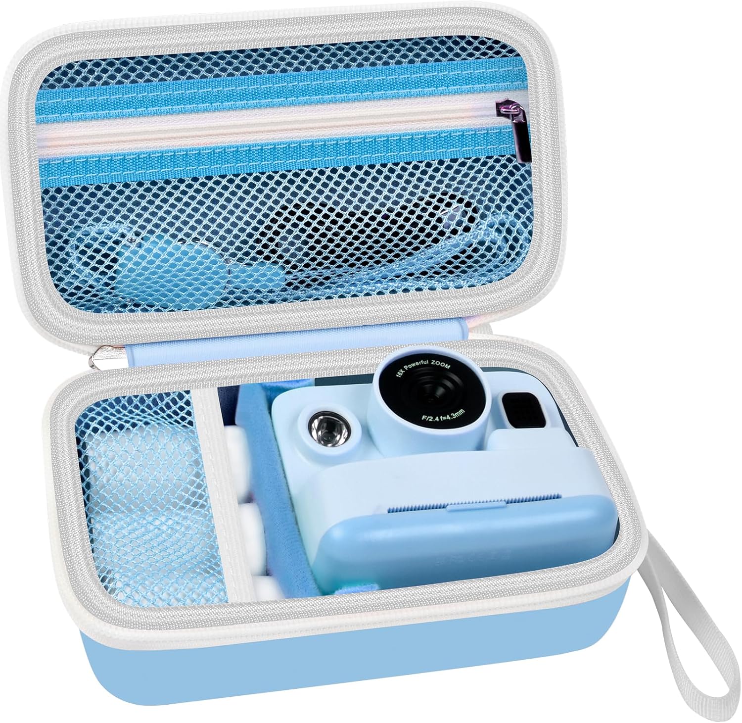 Blue Organizer for DYLANTO Kids Camera - Grapsa