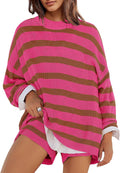 Panadila Women's Soft Striped Sweater Set Ideal for Cozy Days