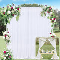 White Party Curtain Set - Perfect for Events & Photos!