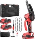 Mini Chainsaw 6-Inch Cordless Brushless - Compact Tree Trimmer