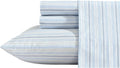 Nautica Sheets Cotton Percale Bedding Set King - Crisp & Cool