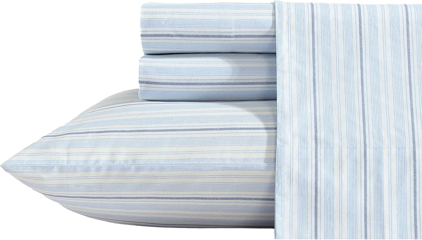 Nautica Cotton Percale Bedding Set with Matching Pillowcases