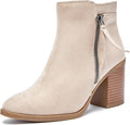 Women's Ankle Boots Low Chunky Heeled Booties - Comfortable Fall are