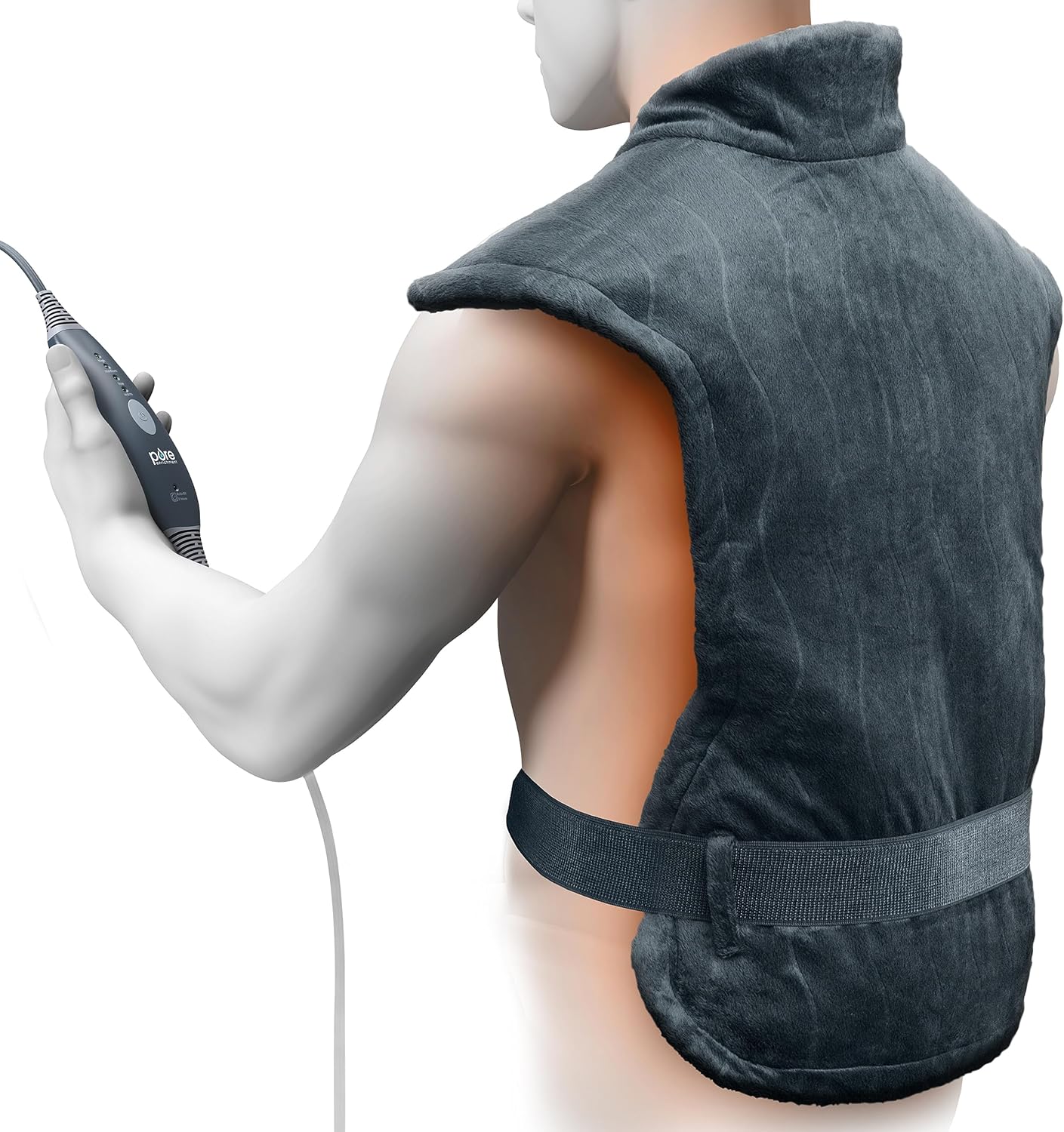 PureRelief Pro Far Infrared Heating Pad - Deep Muscle Relief
