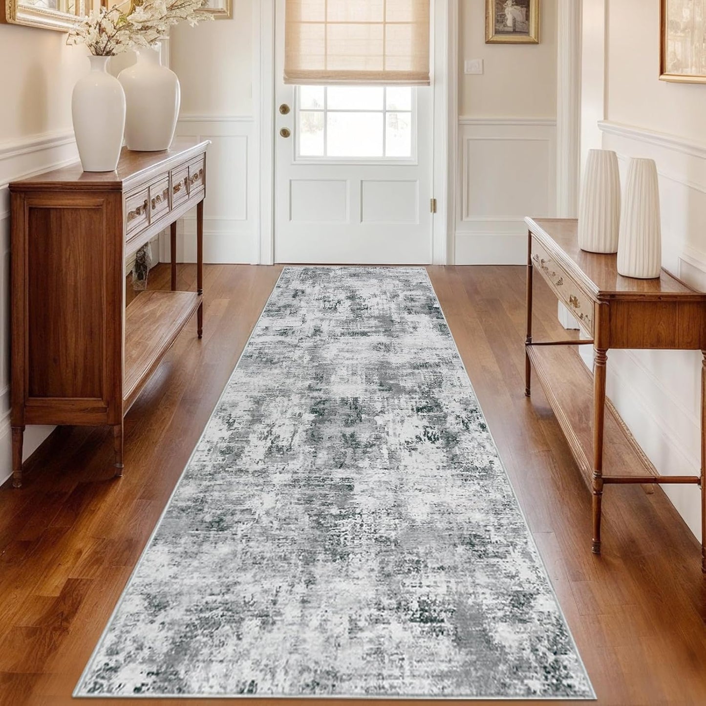 Soft Non-Slip 2x8 Runner Rug for Hallway by famibay - Modern Style