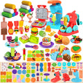 75 PCS 4 in 1 Dough Sets for Kids Ages 3-4-8 - Interactive Play Food