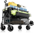 Folding Double Decker Wagon 560LBS Heavy Duty Utility Cart - Large