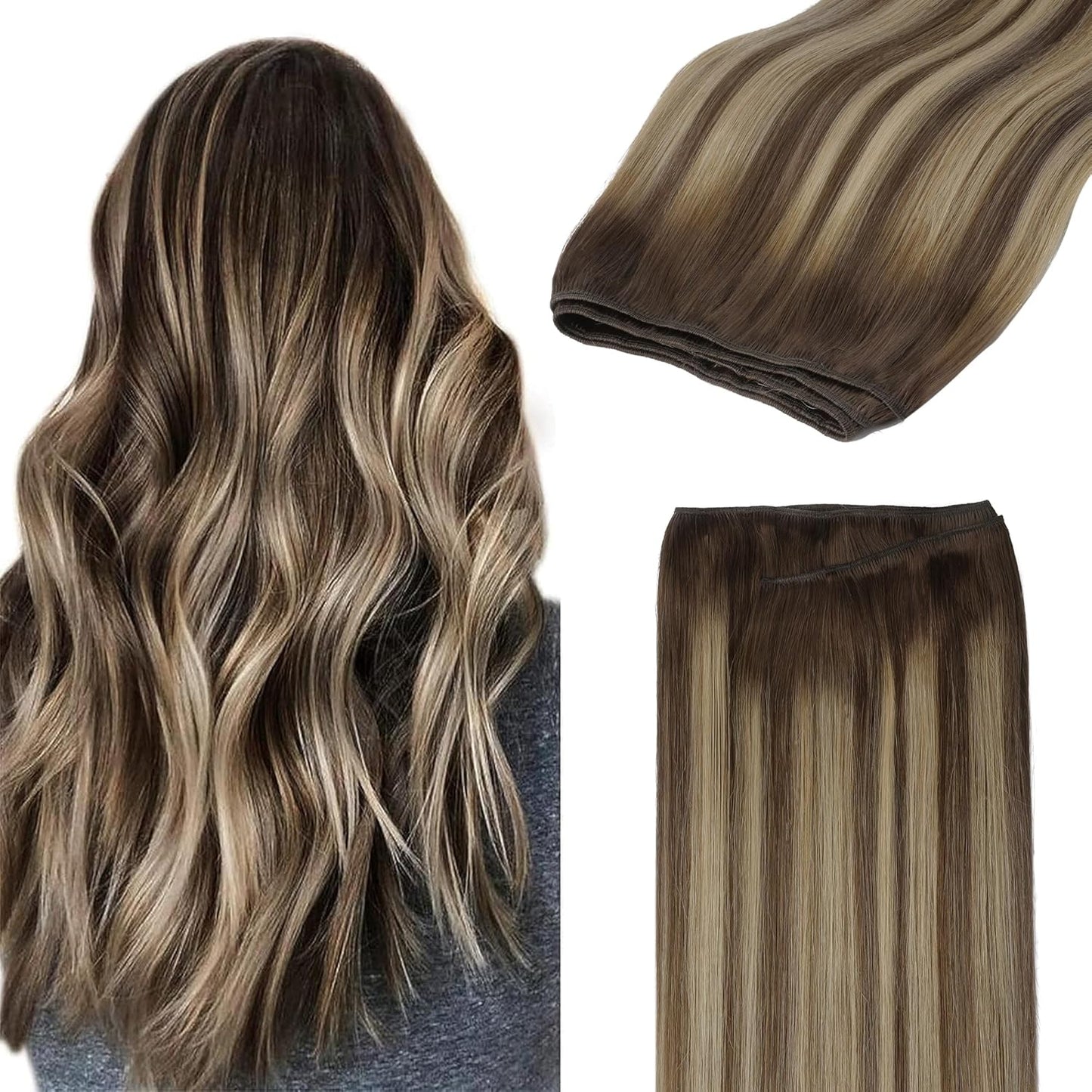 GOO GOO Sew in Hair Extensions for Natural Volume & Style