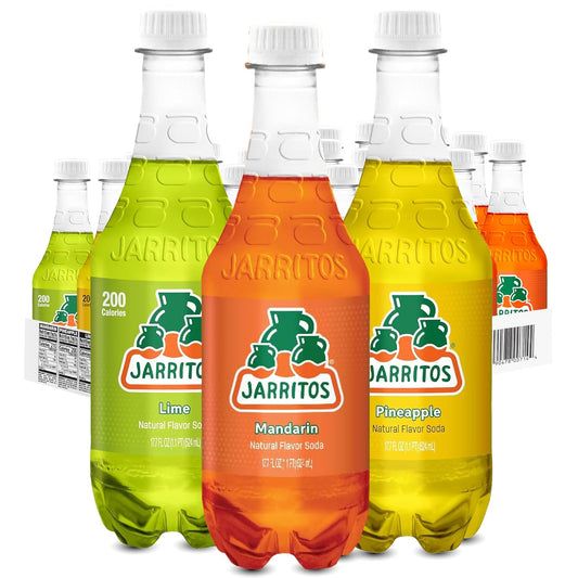 Jarritos Mexican Soda Variety Pack - 24 Bottles of Flavor