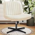 DUMOS Criss Cross Chair Legged Office Wide Comfy Desk Seat - Roomy
