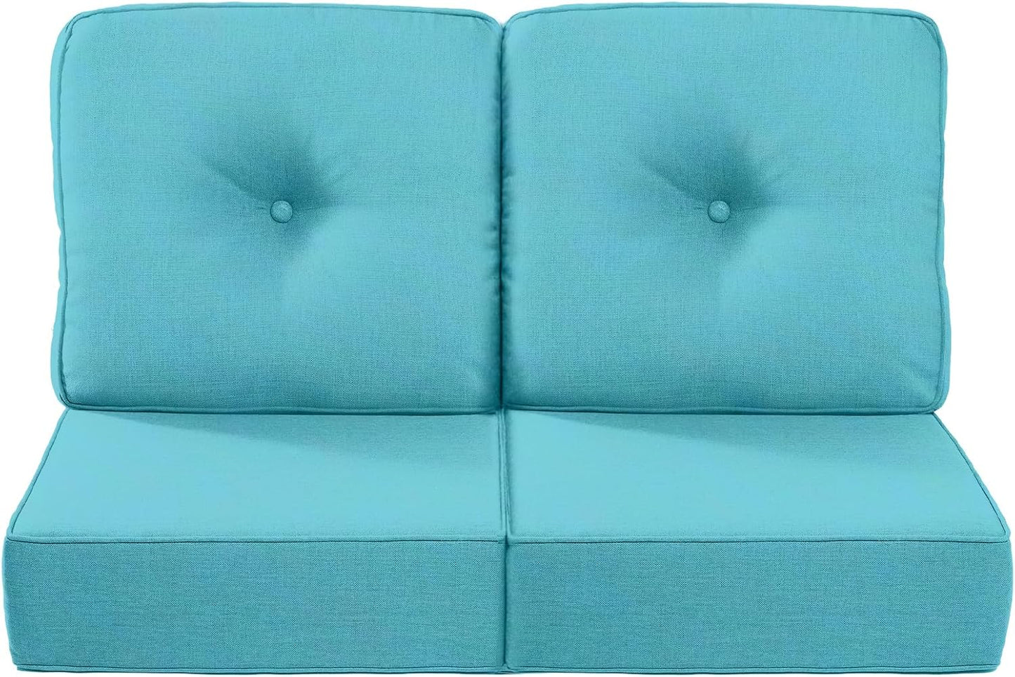 Luxury 6-Inch Outdoor Seat Cushions for Patio Chairs Set of 2