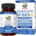 Complete Gut Health+ Capsules 5-Strain Probiotic Blend - Vegan Support