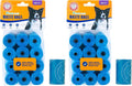 Durable Disposable Dog and Cat Waste Bags with Baking Soda - 180 Pack