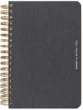 Full Focus Leather Coil Planner - Daily Goal Planner for Focused