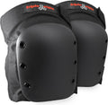 Street Knee Pads Pair with Butterfly Straps - Compact Protection