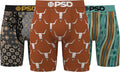 PSD Underwear Mens Boxer Briefs - Western Print Comfortable Breathable