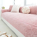 Plush Warm Couch Covers - Washable Fuzzy Sofa Protector