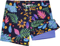 5 in Men Swim Trunks with Compression Liner - Slim Fit Boardshorts