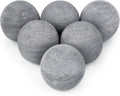 Skyflame Ceramic Fire Balls Set of 6 - 5in Heat Resistant Fire Stones