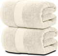 Luxury Soft Ivory Bath Sheet Towels - 650 GSM Cotton Comfort
