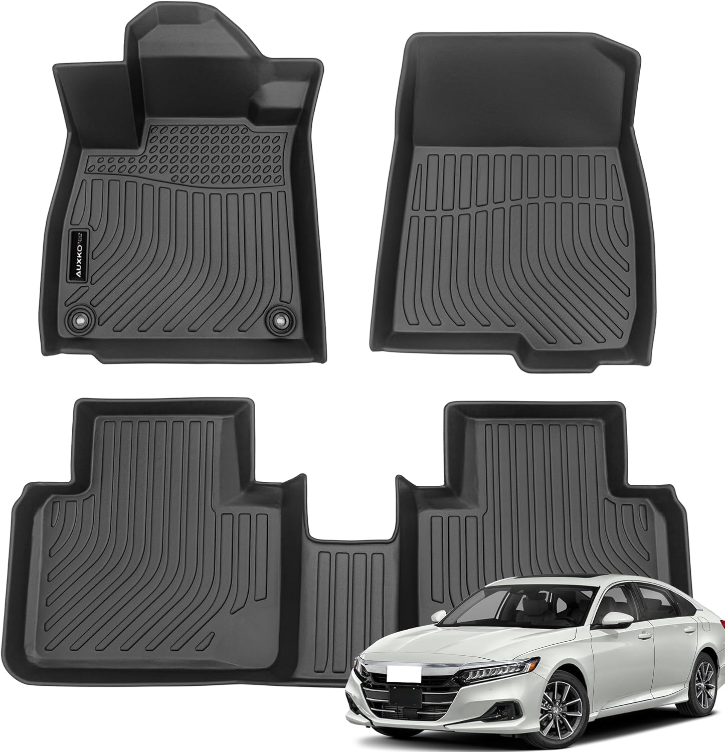 Auxko All Weather Floor Mats for Honda Accord 2018-2022