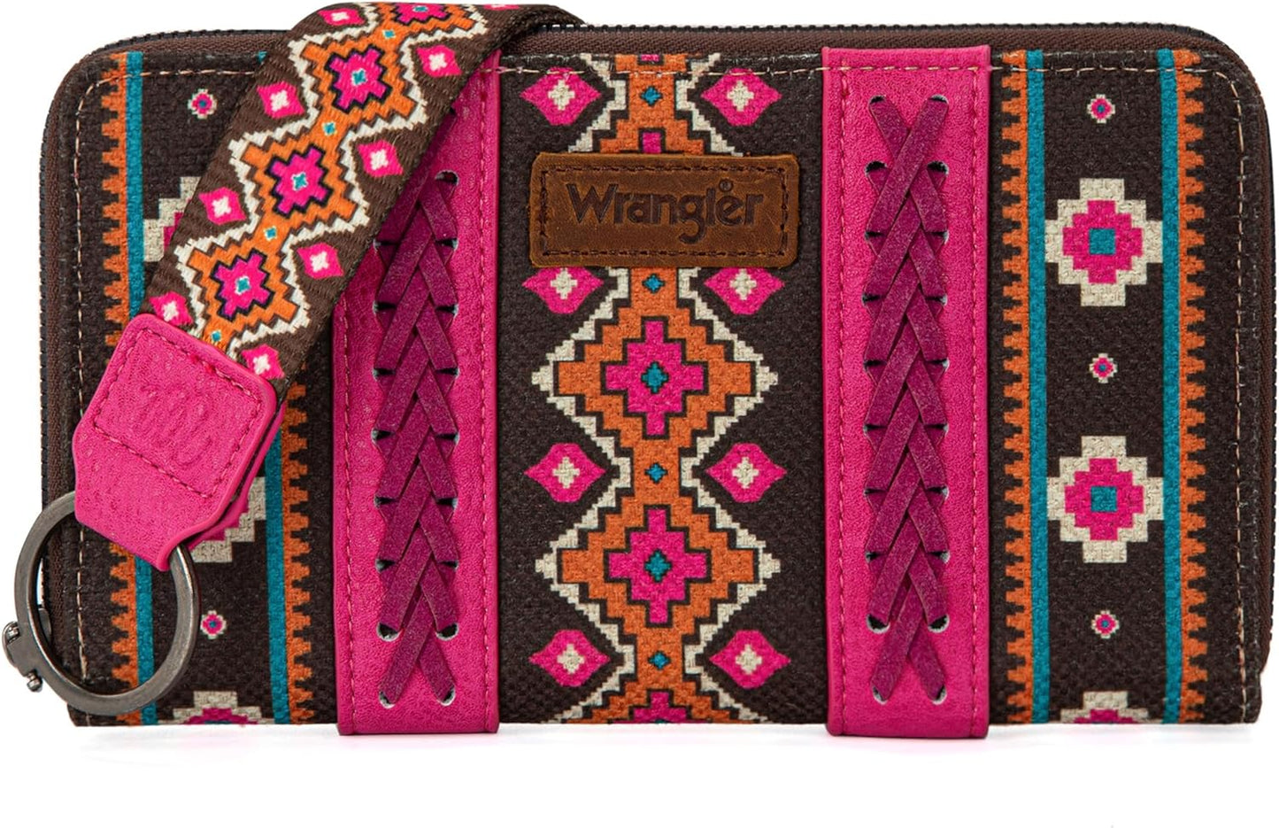 Wrangler Wallet Purse for Women with Western Aztec Design