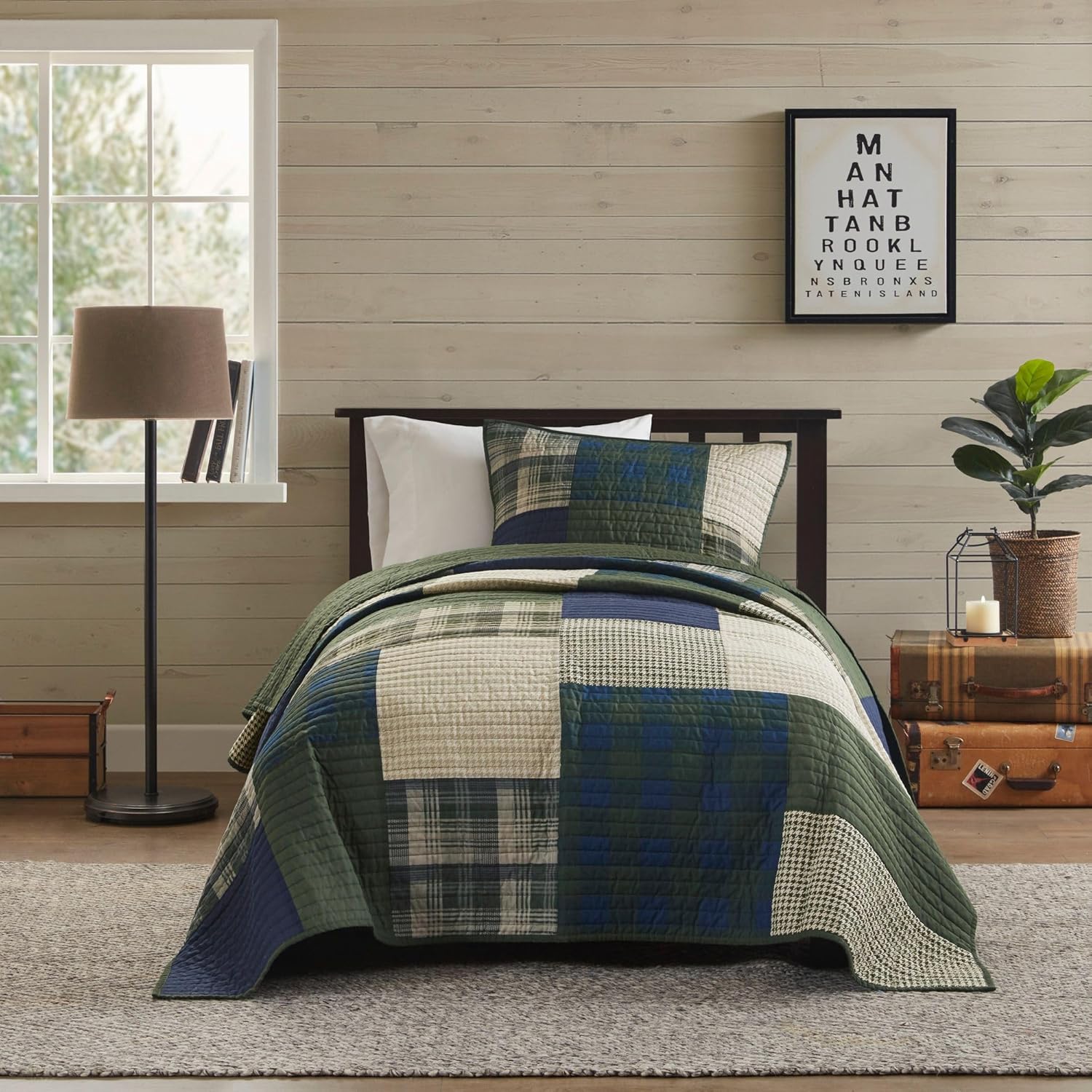 Woolrich Mill Creek Twin Quilt Set for Cozy All Seasons Comfort