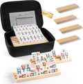 Mexican Train Dominoes Set Double 15 - Portable Family Game