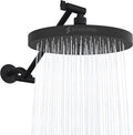 Round Rain Shower Head with Extension Arm - High Pressure Luxury