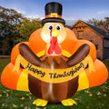 Thanksgiving Inflatable Turkey 4.5FT Tall - Lighted Yard Decor