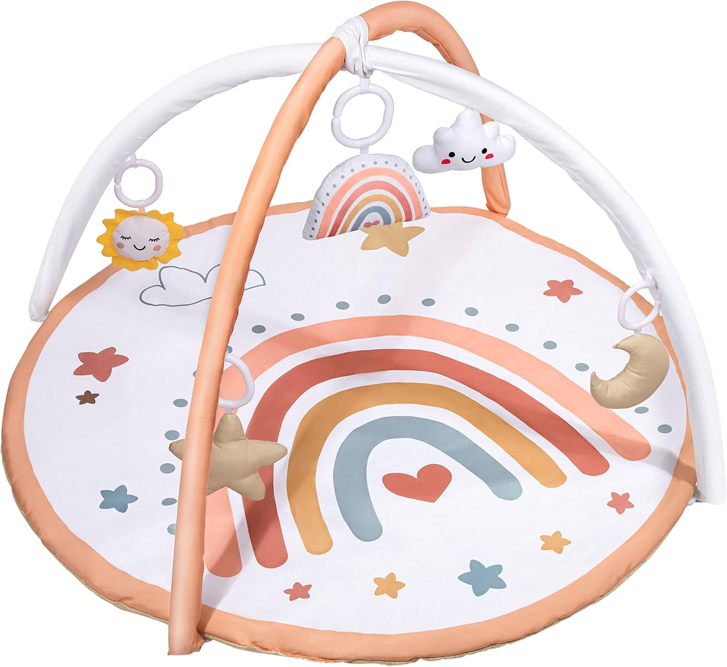 IPOZITO Baby Gym Play Mat for Sensory and Motor Skill Growth
