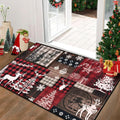 Christmas Entryway Rug 2x3 Area Rug - Soft Washable Holiday Mat