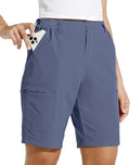 Willit Women's Cargo Shorts 10 Inches for Hiking and Summer Fun