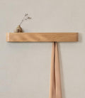 Wall-Mounted Coat Rack Toke - Oak Panel with Hidden Hooks