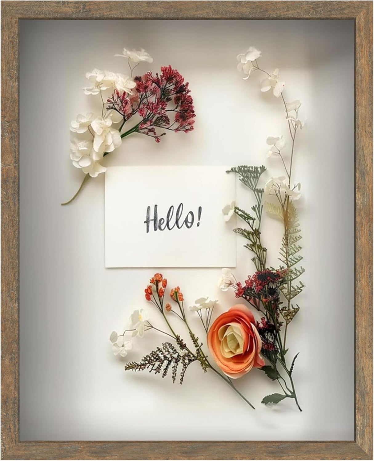 16x20 Driftwood Wooden Shadow Box Frame for Memorable Displays